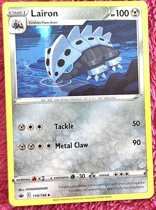 Pokemon 2021 Chilling Reign 110/198 Lairon