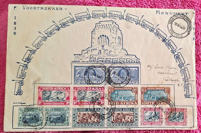 South Africa 1938 Voortrekker Monument FDC