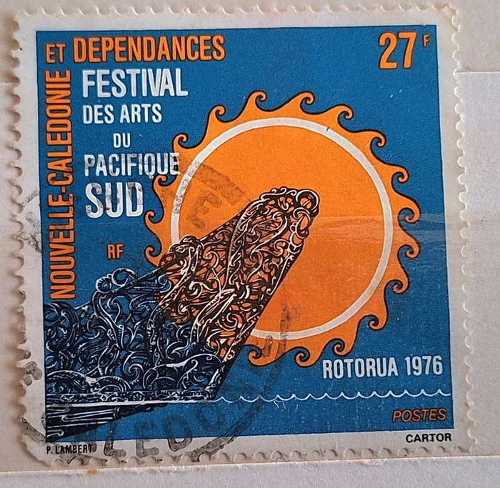 New Caledonia 1976 Rotorua South Pacific Arts Festival 1 Used stamp