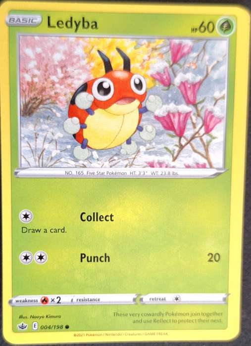 Pokemon 2021 Chilling Reign 004/198 Ledbya