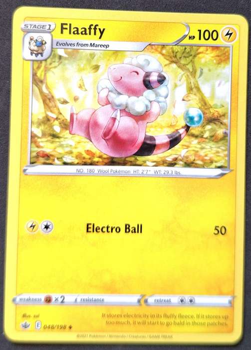 Pokemon 2021 Chilling Reign 048/198 Flaaffy