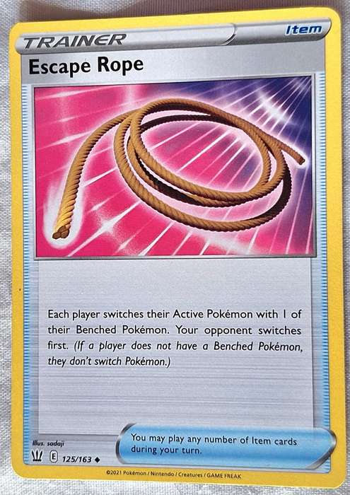 Pokemon 2021 Battle Styles 125/163 Escape Rope
