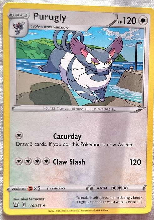 Pokemon 2021 Battle Styles 116/163 Purugly