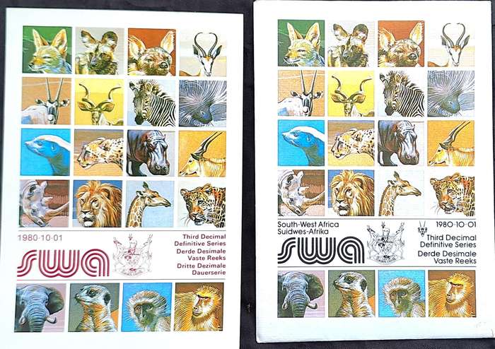 South West Africa 1980 3rd Decimal Definitive Series Animals FDC 30 in Envelope