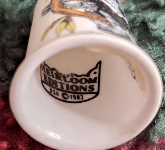 Thimble Heirloom Editions USA San Diego Zoo