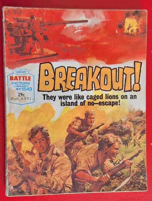 Fleetway Battle Picture Library No. 1549 Breakout!z