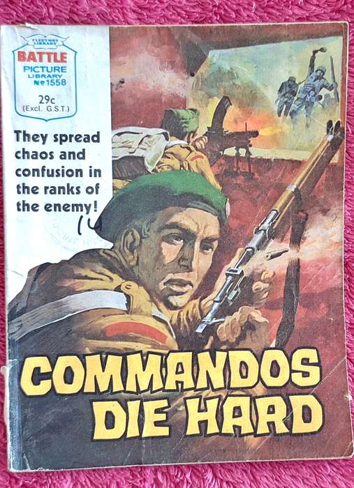 Fleetway Battle Picture Library No. 1558 Commandos Die Hard