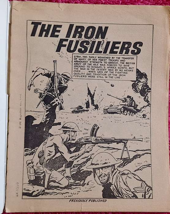 Fleetway Battle Picture Library No. 1550 The Iron Fusiliers