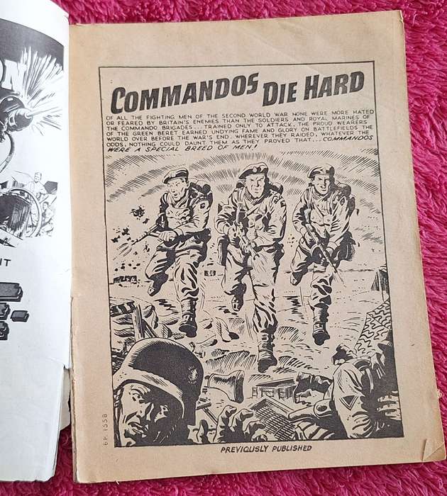 Fleetway Battle Picture Library No. 1558 Commandos Die Hard