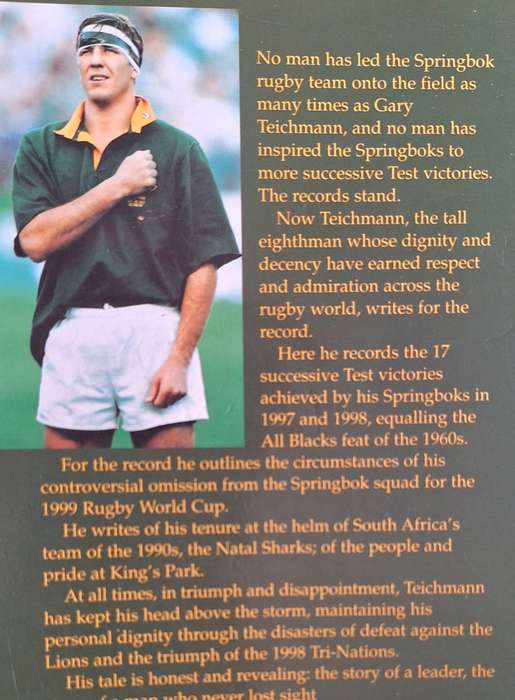 For the Record by Gary Teichmann Paperback SIGNED