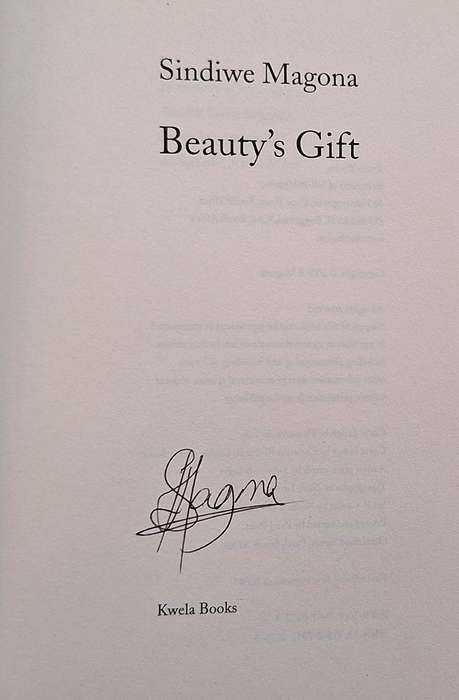 Beauty's Gift by Sindiwe Magona Paperback SIGNED