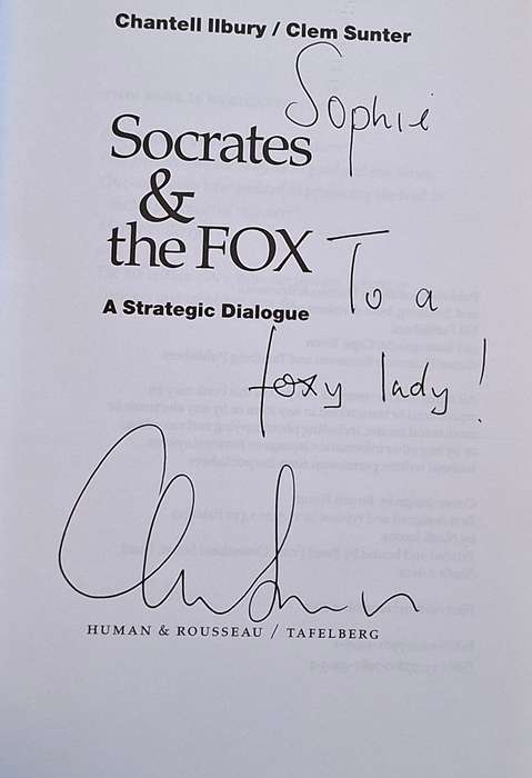 Socrates & the Fox by Chantell Ilbury and Clem Sunter Paperback SIGNED
