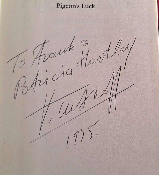 Pigeon's Luck by Vladimir Tretchikoff and Anthony Hocking Hardcover 1973 SIGNED BY TRETCHIKOFF