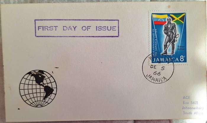 Jamaica 1966 150th Anniversary Jamaica Letter ACE Philatelic Cover
