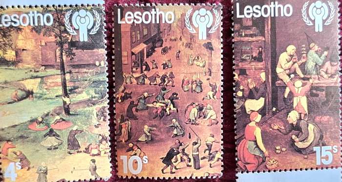 Lesotho 1980 Year of the Child Set of 3 Mint stamps