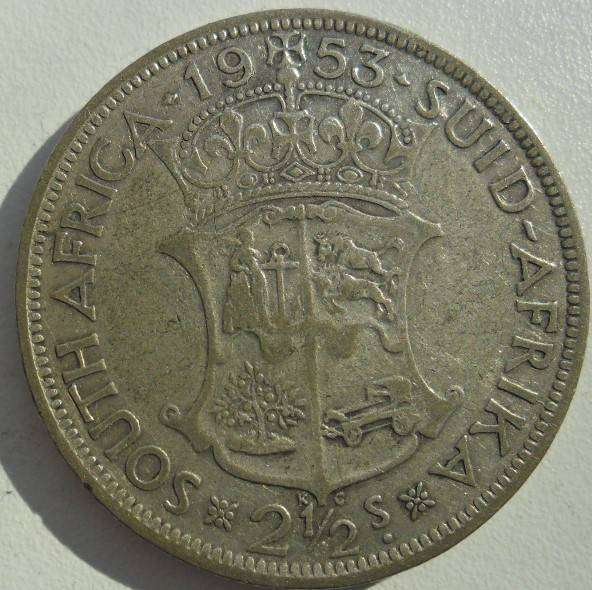 1953 2.5 SHILLING CONDITION AS PER IMAGE