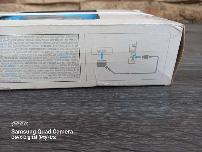 Nintendo Wii RGB Cable - Approx 2.5m - Brand New Sealed - Connects Your Wii Console To Your TV