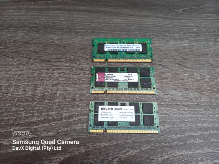 3 x 1GB DDR2 Laptop Ram Combo - All 3 Units For One Price - Verified Tested & Working