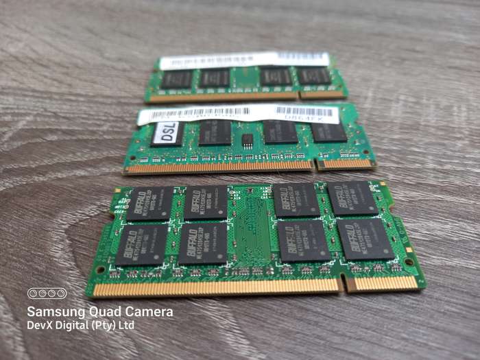 3 x 1GB DDR2 Laptop Ram Combo - All 3 Units For One Price - Verified Tested & Working