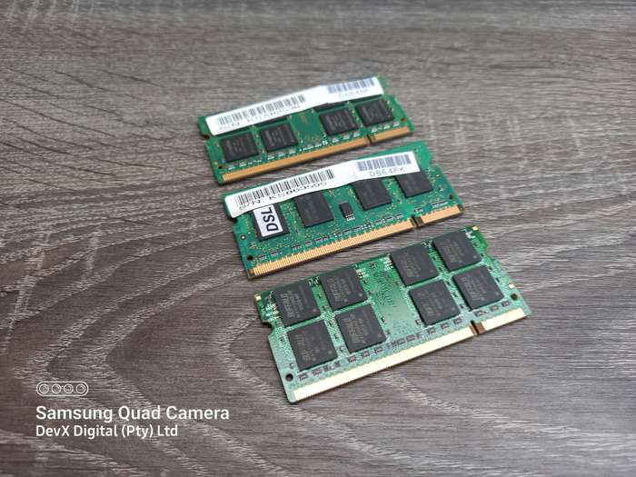3 x 1GB DDR2 Laptop Ram Combo - All 3 Units For One Price - Verified Tested & Working