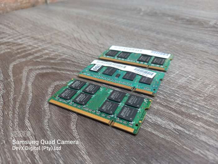 3 x 1GB DDR2 Laptop Ram Combo - All 3 Units For One Price - Verified Tested & Working