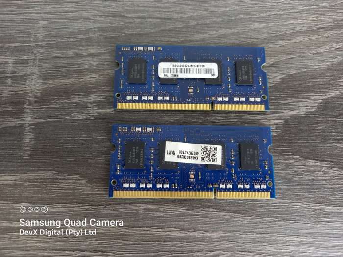 4GB DDR3 Laptop Ram - SK Hynix PC3 - Verified Tested & Working (Sold Each)