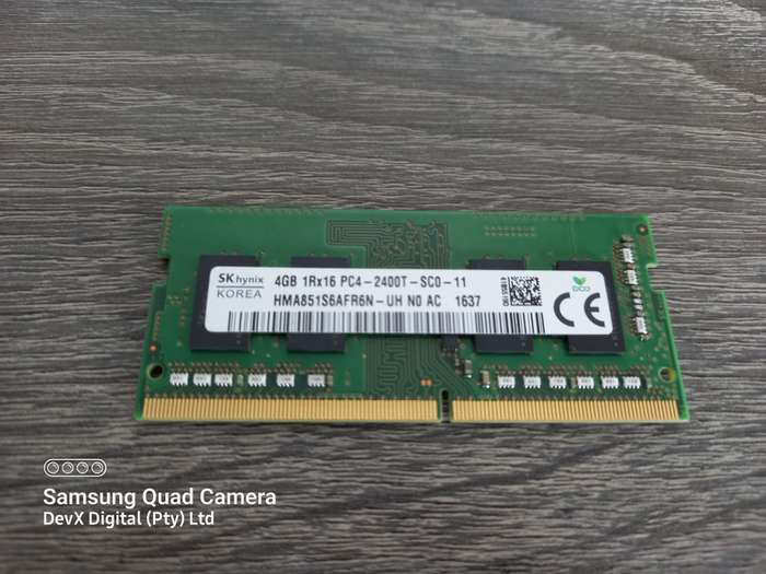 4GB DDR4 Laptop Ram - SK Hynix PC4 - Verified Tested & Working (Sold Each)