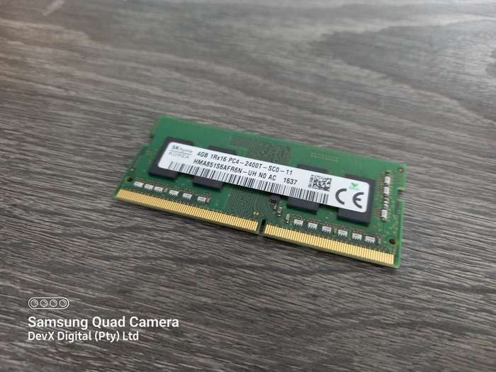4GB DDR4 Laptop Ram - SK Hynix PC4 - Verified Tested & Working (Sold Each)