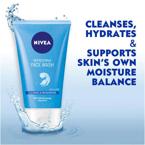 Nivea Refreshing Face Wash Gel 150ml - Brand New
