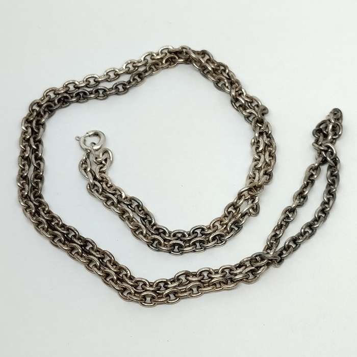 Chain Link Sterling Silver Necklace #S0035