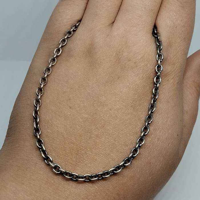 Chain Link Sterling Silver Necklace #S0035
