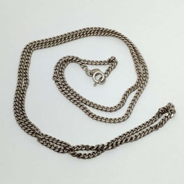 Cuban Link Sterling Silver Necklace #S0036