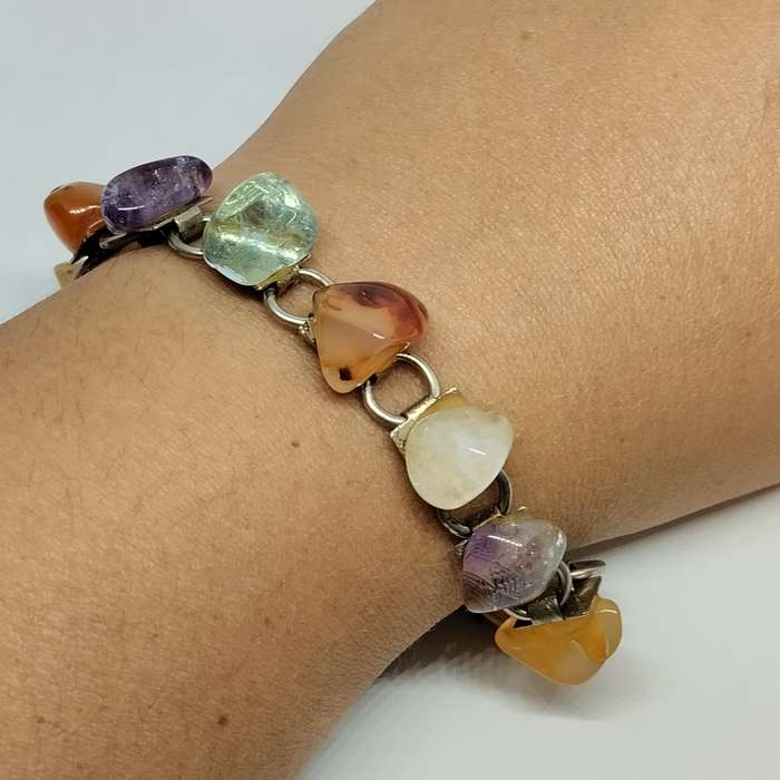 Polished Gemstone Bracelet #F0095