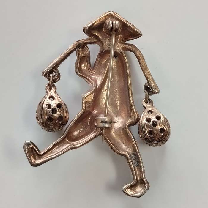 Plated Costume Jewelry Brooch #C0088
