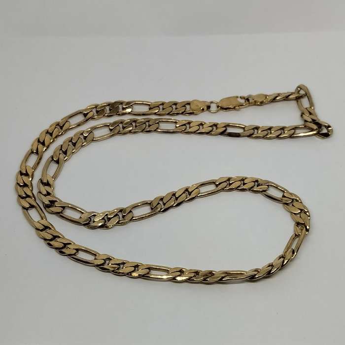 Imitation 9ct Gold Chain Link Necklace #F0112
