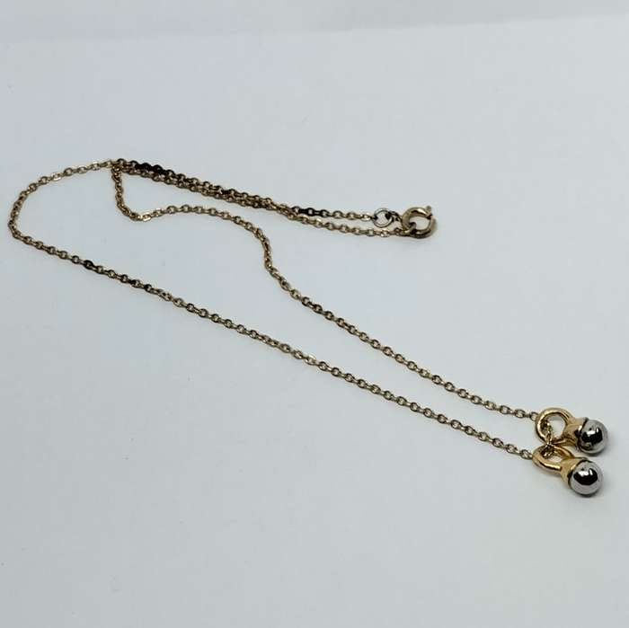 Gold Plated Necklace with Pendants #C0101