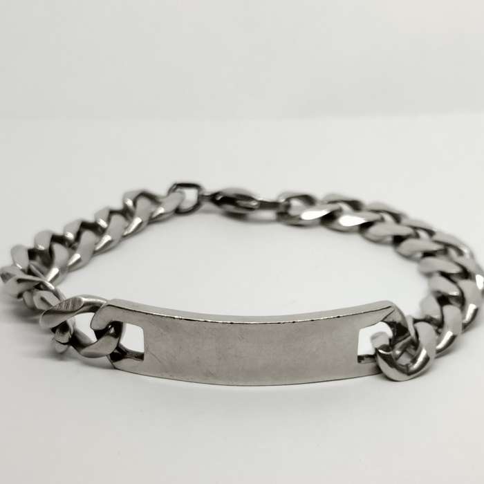 Stainless Steel Identity Bracelet #F0121