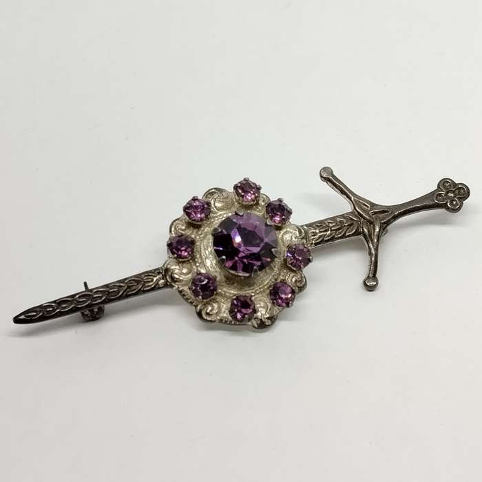 Sterling Silver Sword Brooch #S0063