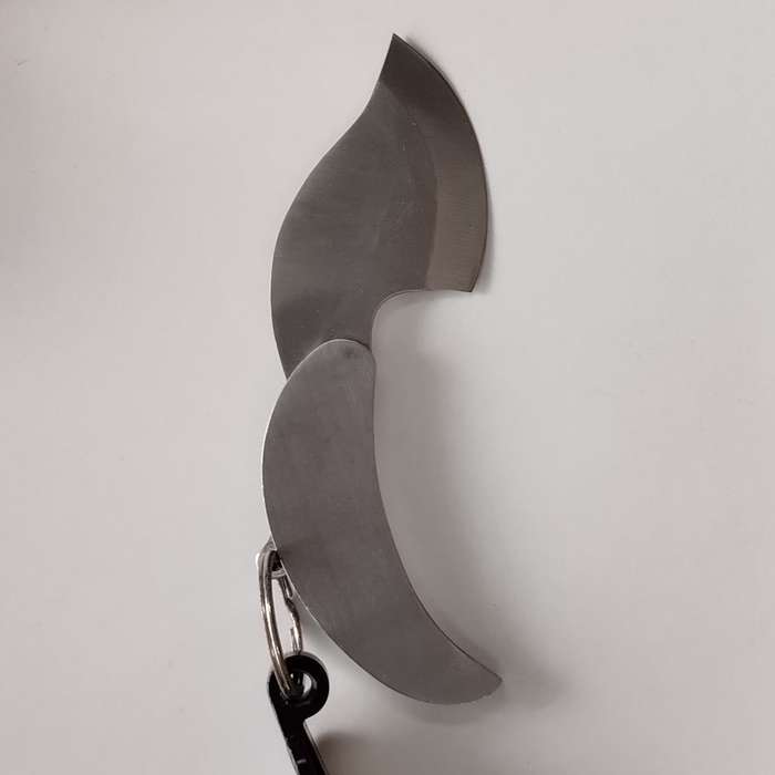 Silver Leaf Folding Pocket Knife #O0075