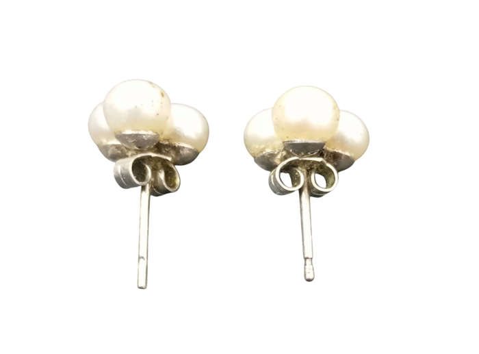 Sterling Silver Pearl Earrings