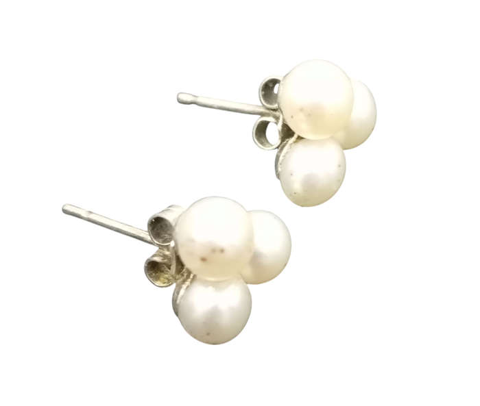 Sterling Silver Pearl Earrings