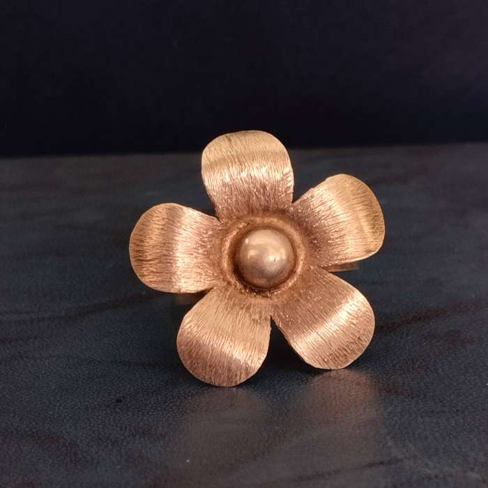 Large Floral Sterling Silver Ring #WS003