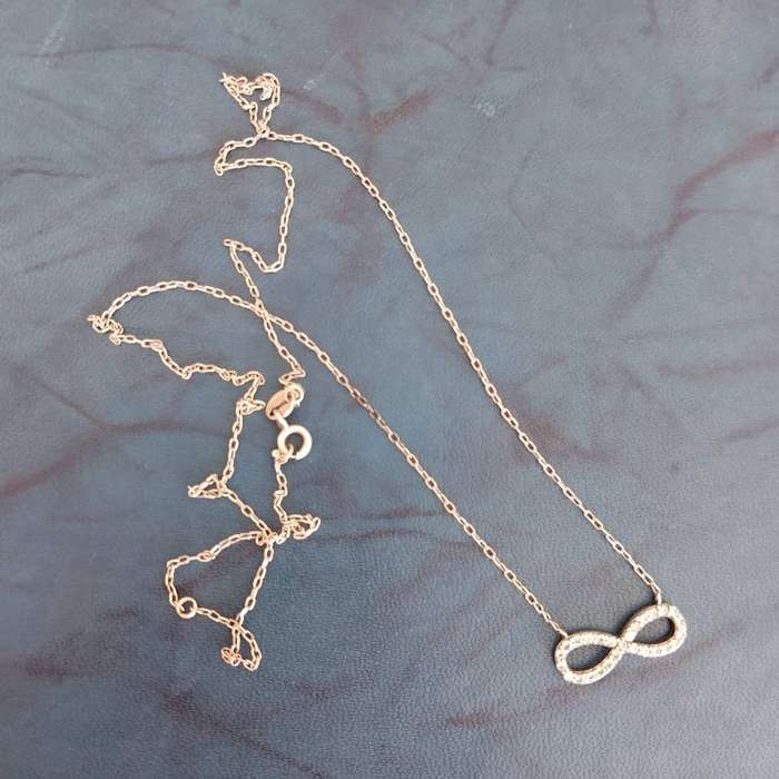 Sterling Silver Infinity Necklace #WK008