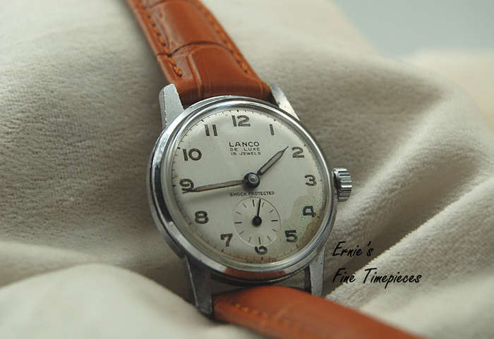 Vintage Lanco Cal. 1022 (Lagendorf), Manual Wind, Serviced
