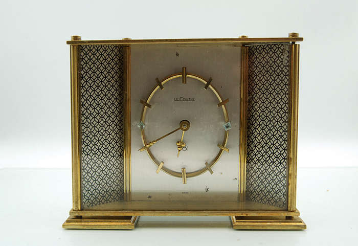 Jaeger LeCoultre, Imhof and Swiza Desk Clocks, 8 Days Winding,  for Repairs or Spares