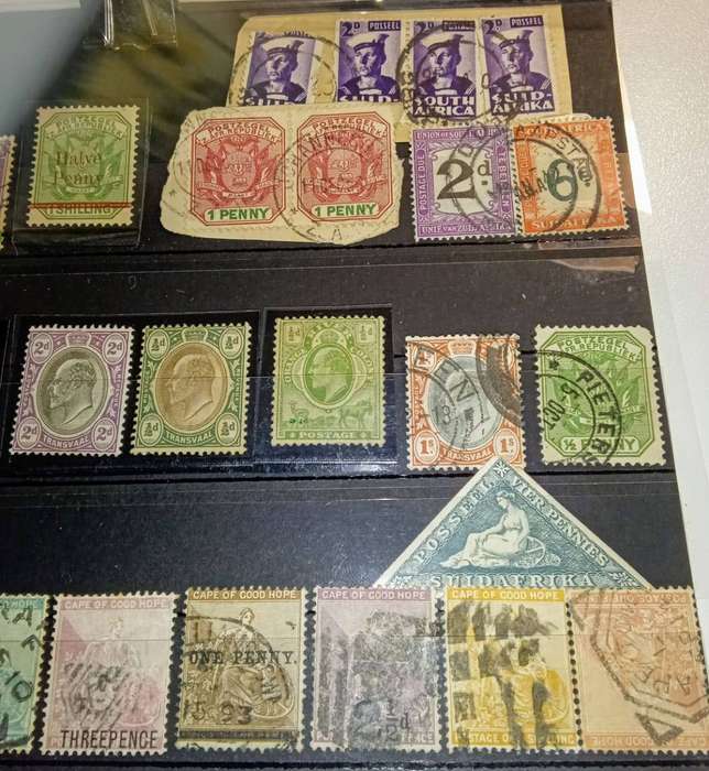 Mix of old South African Stamps