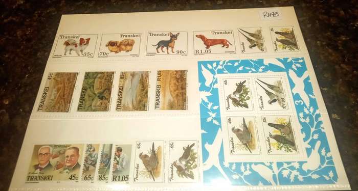 Transkei Mini sheets and Control blocks ** collection 1980/90s