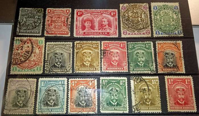 Rhodesia BSAC stamps