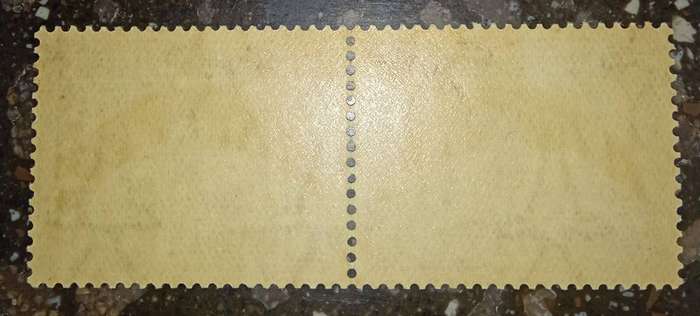 South African Stamp pair SACC 57c variety Partially missing colour on mine dump mint **