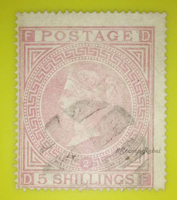 Great Britain Stamp Queen Victoria SG 127 Plate 2 CV £1550